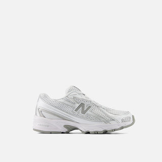 740 BUNGEE LACE (PS) - WHITE / SILVER METALLIC