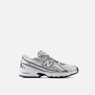 740 BUNGEE LACE (PS) - WHITE / NAVY