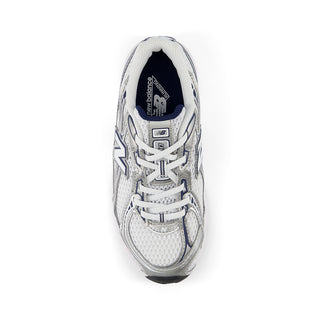 740 BUNGEE LACE (PS) - WHITE / NAVY