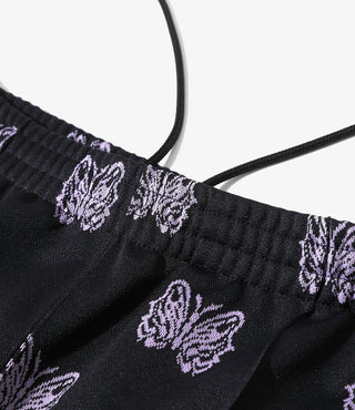 KAE TANAKA x NEEDLES TRACK PANT POLY JACQUARD - BLACK