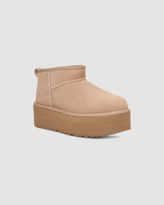 WMNS CLASSIC ULTRA MINI PLATFORM - SAND