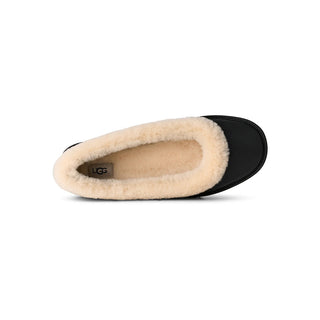 WMNS ZORA LEATHER BALLET FLAT - BLACK