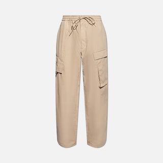 CRINKLE NYLON PANTS - CLAYBROWN