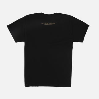 LH FUNDAMENTAL BY STANDARD ISSUE TEE - BLACK / TAN