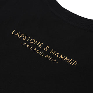 LH FUNDAMENTAL BY STANDARD ISSUE TEE - BLACK / TAN