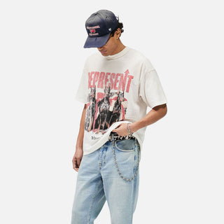 DREAM ON TOUR T-SHIRT - WASHED ECRU