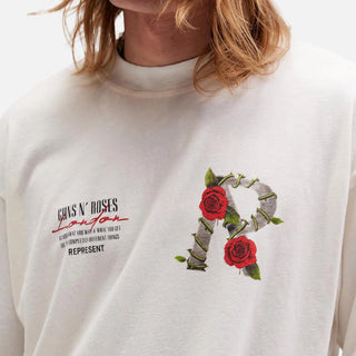 GUNS N` ROSES TOUR T-SHIRT - FLAT WHITE