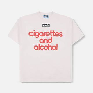 OASIS X PLEASURES NORDIQUE T-SHIRT - VINTAGE WHITE