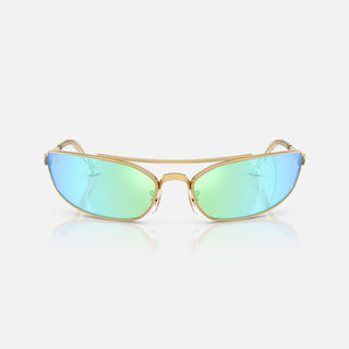 RAY-BAN X ASAP ROCKY PINNACLE METAL - LIGHT GREY / MIRROR BLUE