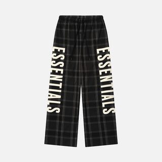 LOUNGE PANT - VINTAGE BLACK PLAID