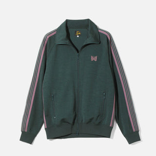 TRACK JACKET POLY SMOOTH - GREEN