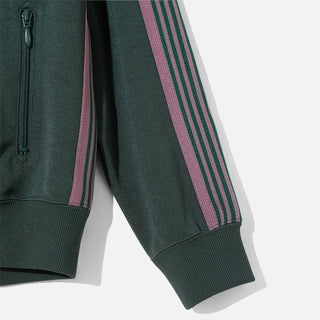 TRACK JACKET POLY SMOOTH - GREEN