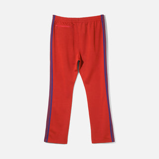 NARROW TRACK PANT POLY SMOOTH - RED