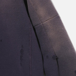 DECONSTRUCTED SWEAT SHIRT FRENCH TERRY - PURPLE