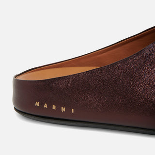FUSSBETT SABOT - MAROON