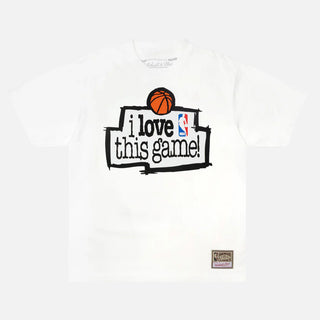 MITCHELL & NESS X JUST DON "I LOVE THIS GAME" TEE - WHITE