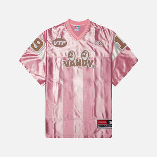 EYE LOGO STRIPE JERSEY - PINK