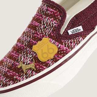 LX CLASSIC SLIP-ON 98 "CARDIGAN" - BROWN / PINK