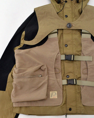 INAN SHELL JACKET - TAN / BLACK