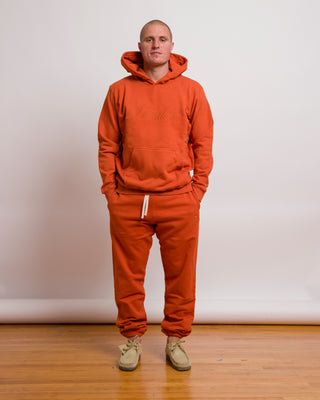 BJ BETTS X STANDARD ISSUE HOODIE - RUST