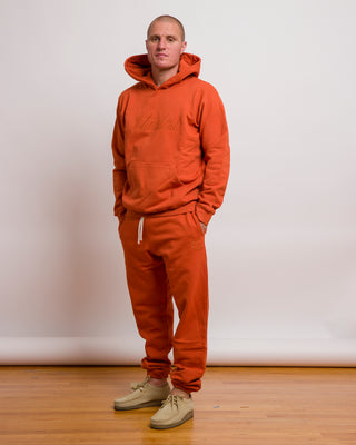 BJ BETTS X STANDARD ISSUE HOODIE - RUST