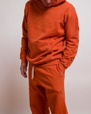 BJ BETTS X STANDARD ISSUE HOODIE - RUST