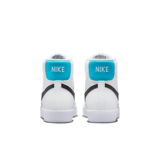 NIKE BLAZER MID `77 (GS) - WHITE / BLUE LIGHTNING