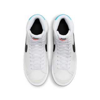 NIKE BLAZER MID `77 (GS) - WHITE / BLUE LIGHTNING