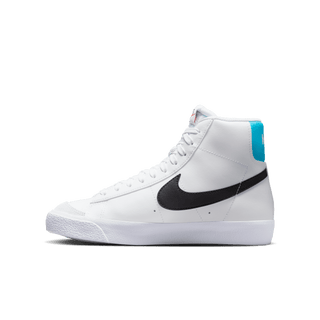 NIKE BLAZER MID `77 (GS) - WHITE / BLUE LIGHTNING