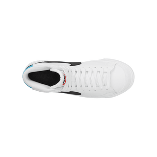 NIKE BLAZER MID `77 (GS) - WHITE / BLUE LIGHTNING