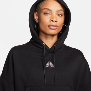 WMNS ACG THERMA-FIT "TUFF KNIT" HOODIE - BLACK / summit White
