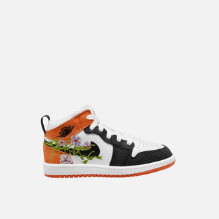 AIR JORDAN 1 MID SE (PS) "FLORAL VINES"