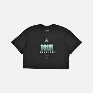 WMNS AIR JORDAN HL FEARLESS SS BOXY CREW TEE - BLACK