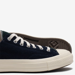 RENEW CHUCK 70 OX UPCYCLED FLEECE - BLACK / BLUE / GREEN