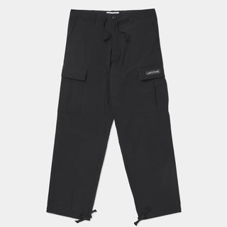 NYLON RELAXED CARGO PANT - BLACK