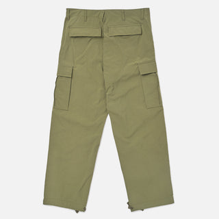 NYLON RELAXED CARGO PANT - OLIVE