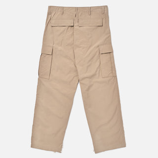 NYLON RELAXED CARGO PANT - KHAKI
