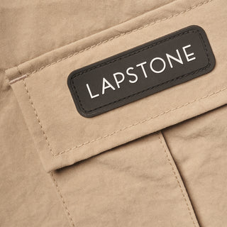 NYLON RELAXED CARGO PANT - KHAKI