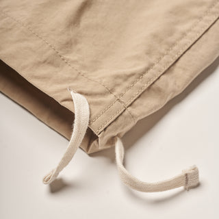 NYLON RELAXED CARGO PANT - KHAKI