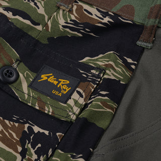 RECONSTRUCT TAPER FATIGUE PANT - OLIVE / NATURAL (1)