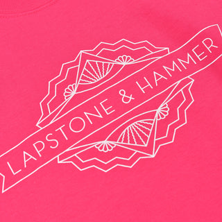 LH MAIN LOGO TEE - HOT PINK