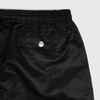 EVEREST ISLES X 76ERS BEACHER SHORTS - BLACK