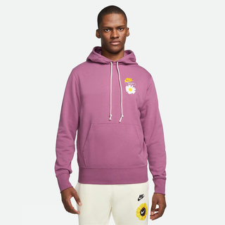 FRENCH TERRY PULLOVER HOODIE - LIGHT BORDEAUX